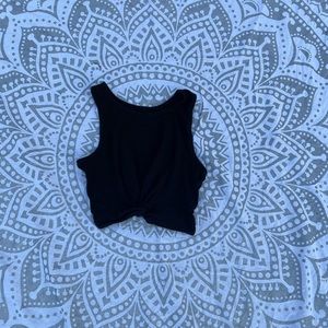 SO Twisted Cropped Tank Top